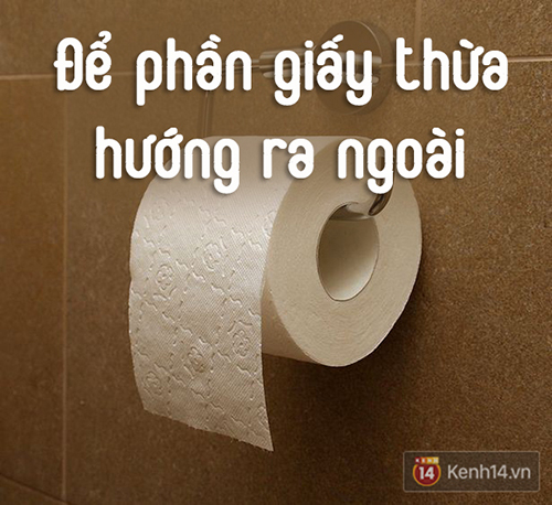 C&aacute;ch bạn đặt giấy vệ sinh thế n&agrave;o cũng thể hiện t&iacute;nh c&aacute;ch v&agrave; con người bạn
