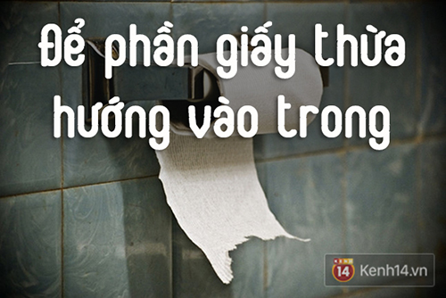 C&aacute;ch bạn đặt giấy vệ sinh thế n&agrave;o cũng thể hiện t&iacute;nh c&aacute;ch v&agrave; con người bạn